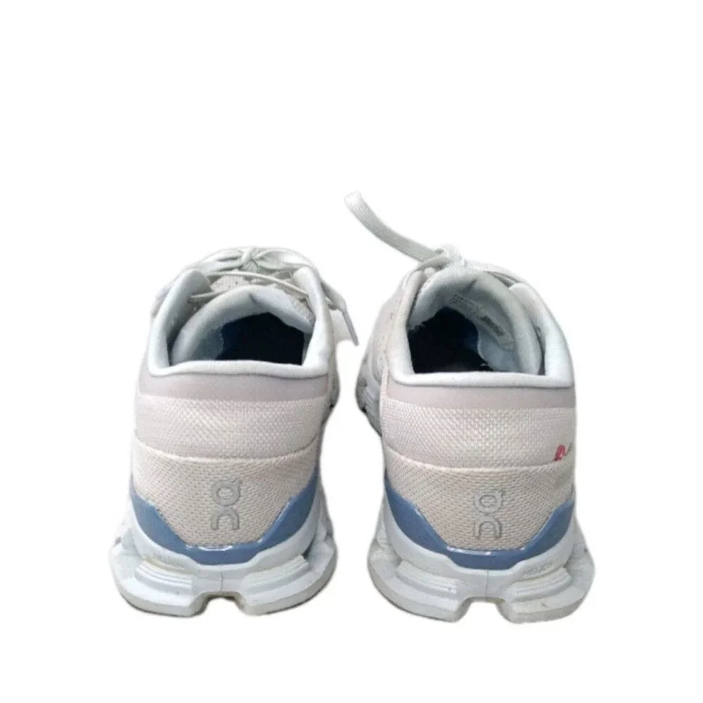 ON Running Cloud X 4 Shoes Women's Size 10.5 Sneakers Silver Chambray